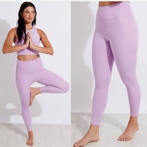 Girlfriend Collective Lilac High-Rise Leggings Size M Sustainable Activewear
